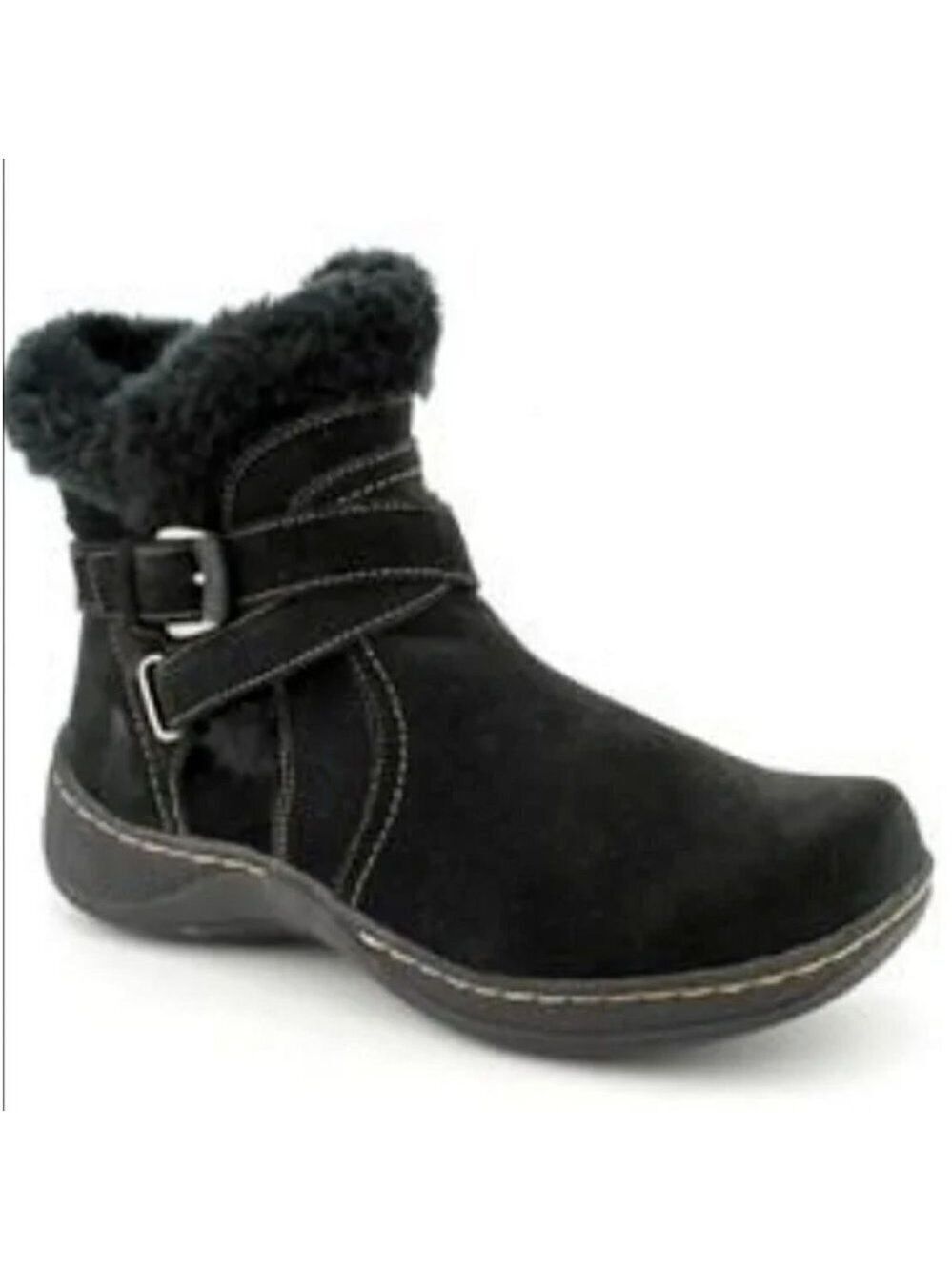 Baretraps Eryn Womens Size 6 Black Regular Suede Winter Boots